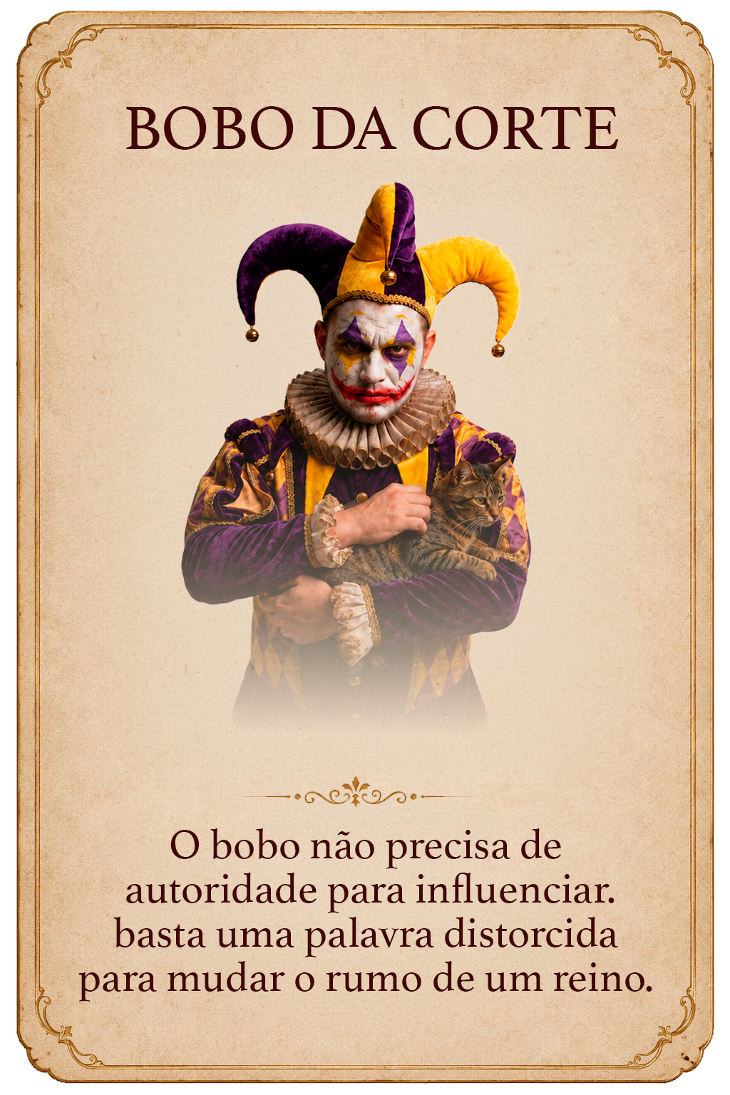 Carta O Bobo da Corte