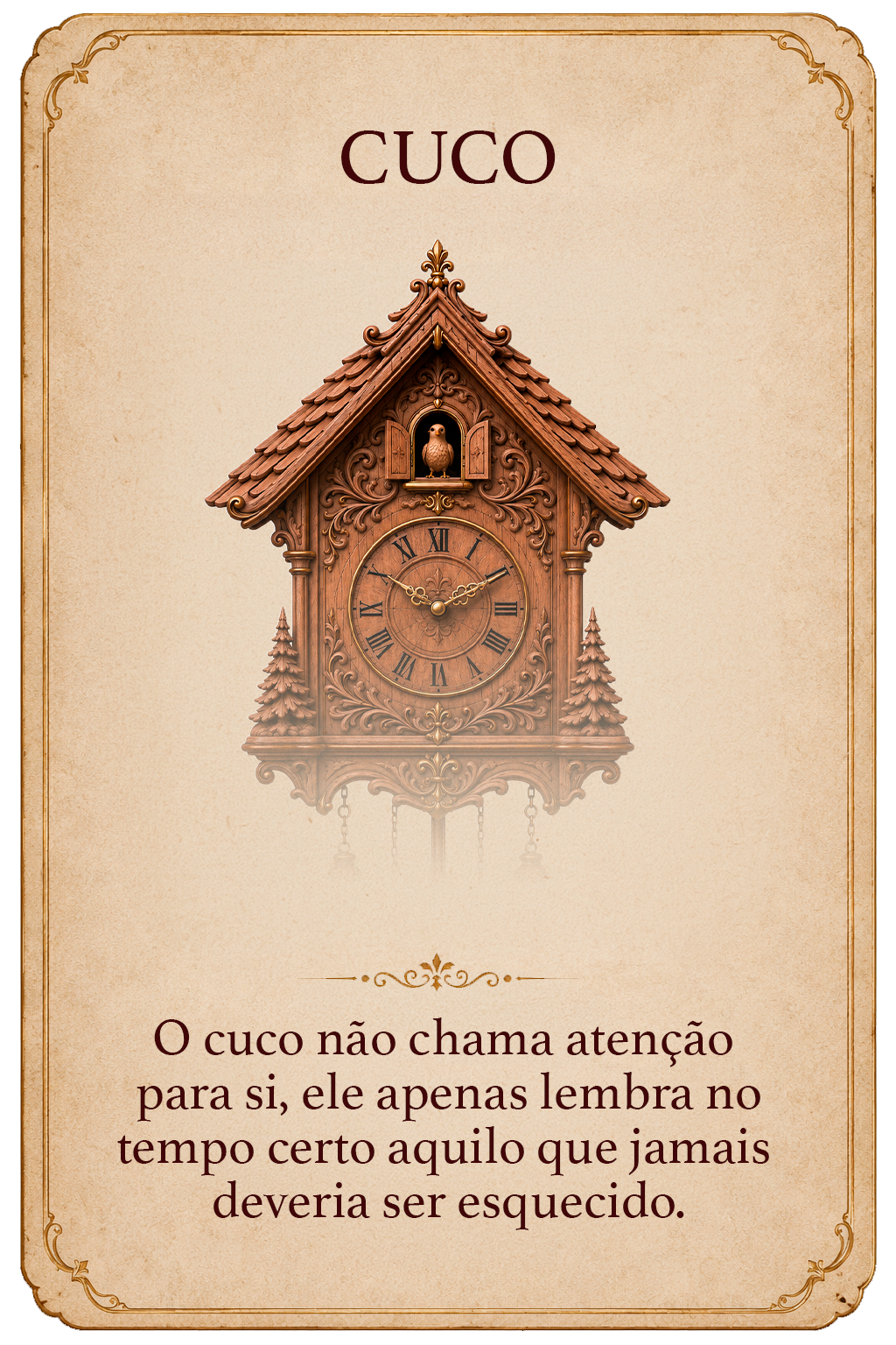 Carta O Cuco
