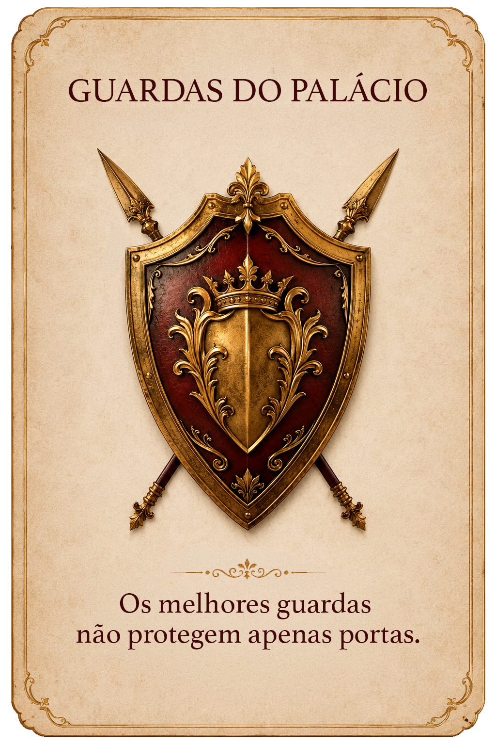 Carta Os Guardas do Palácio